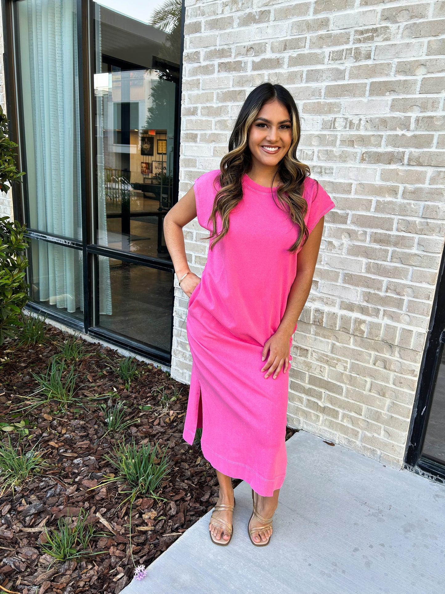 Casual Comfy Sleeveless Midi Dress