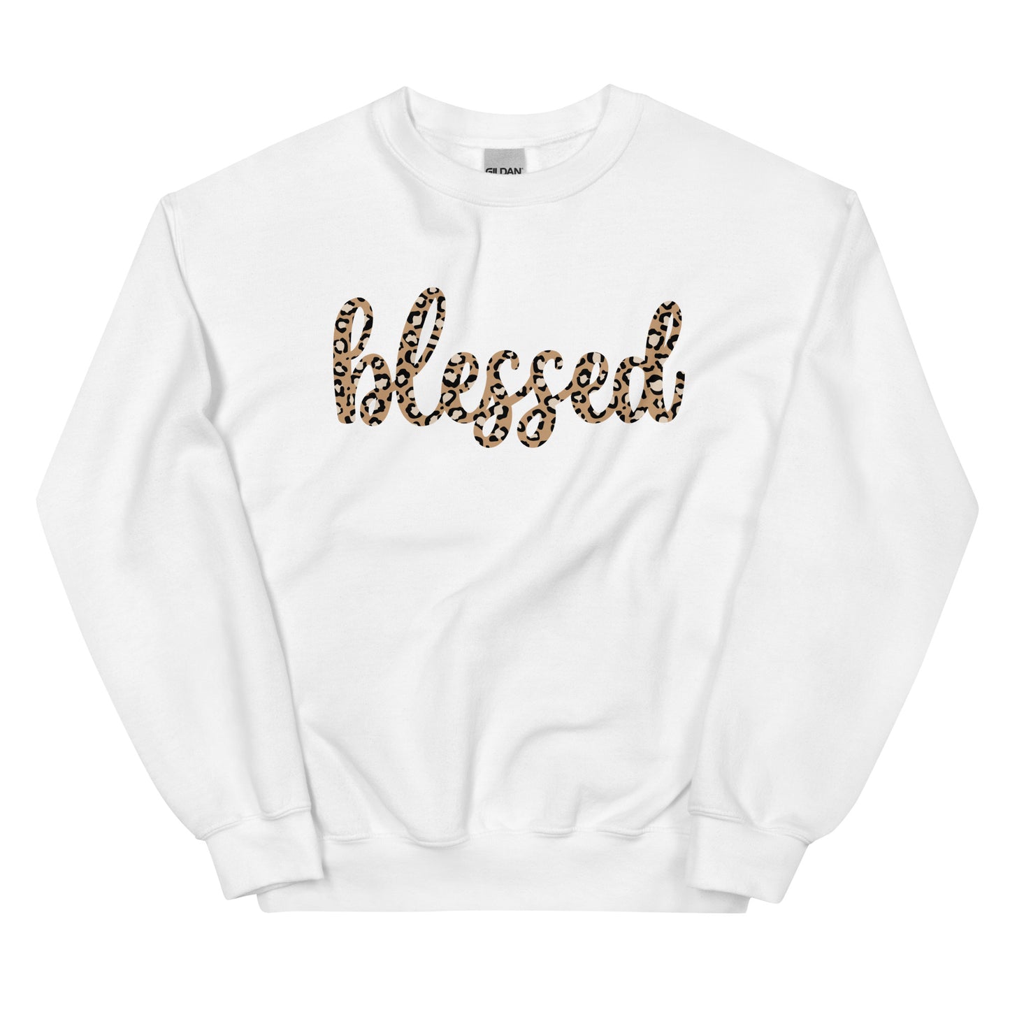 Blessed Cheetah Print Sweatshirt