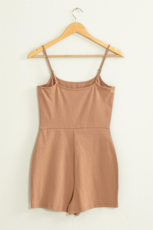 Loving Me Fitted Spaghetti Strap Romper