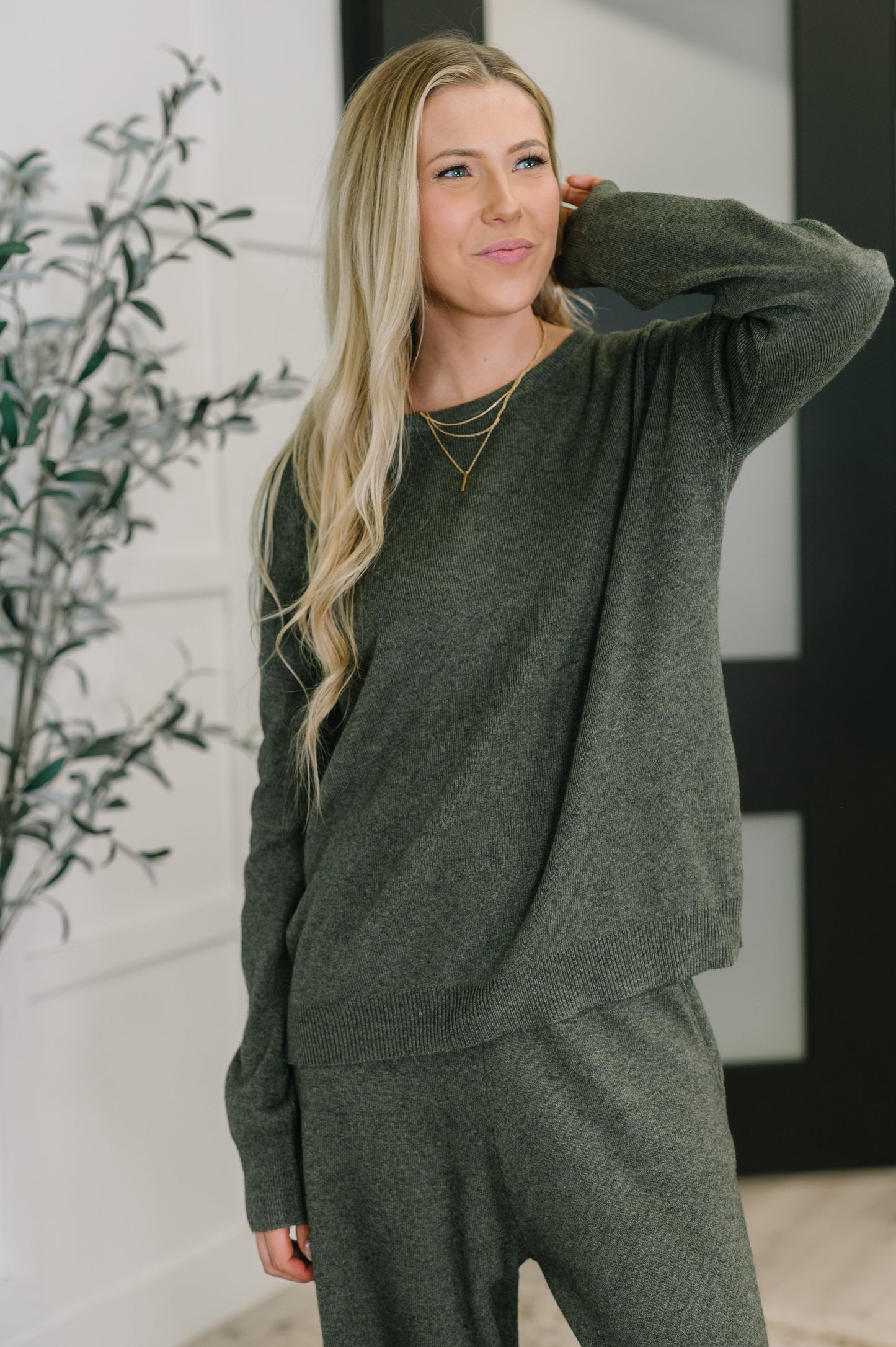 Clove Sweater in Moss