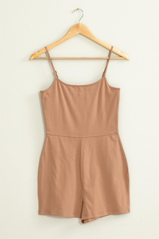 Loving Me Fitted Spaghetti Strap Romper