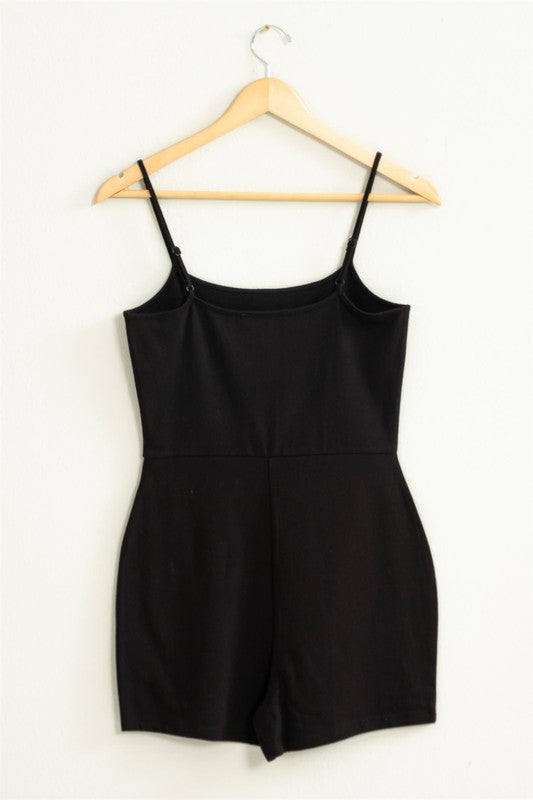 Loving Me Fitted Spaghetti Strap Romper