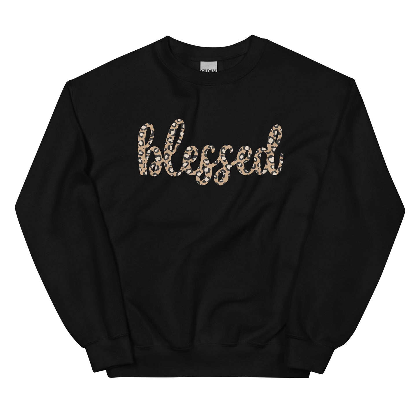 Blessed Cheetah Print Sweatshirt